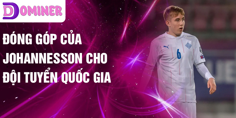 Đóng góp của Johannesson cho đội tuyển quốc gia